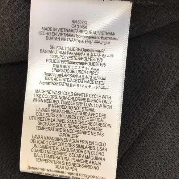 NWT! BCBGENERATION Size 8 black faux wrap tube top - Picture 5 of 8